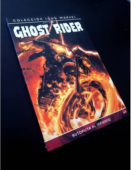 EXCELENTE ESTADO GHOST RIDER AUTOPISTA AL INFIERNO COLECCION 100% MARVEL TOMO PANINI