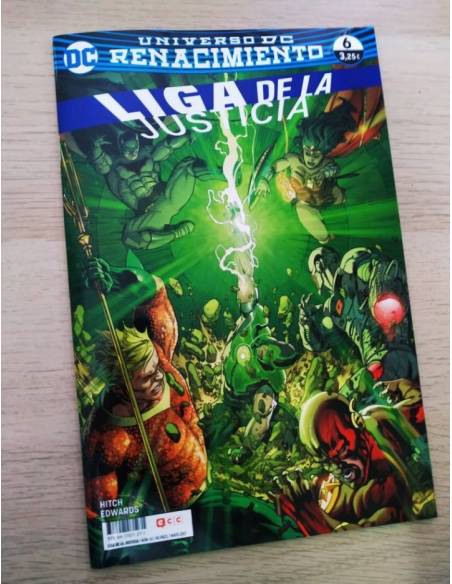 DE KIOSCO LIGA DE LA JUSTICIA 6 UNIVERSO DC RENACIMIENTO ECC
