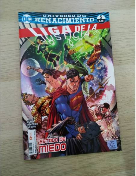 DE KIOSCO LIGA DE LA JUSTICIA 5 UNIVERSO DC RENACIMIENTO ECC