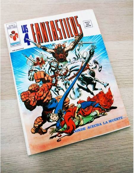 CASI EXCELENTE ESTADO LOS 4 FANTASTICOS 21 VOL II VERTICE