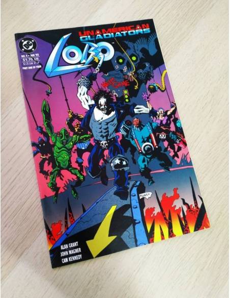 EXCELENTE ESTADO LOBO UNAMERICA GLADIATORS 1 USA