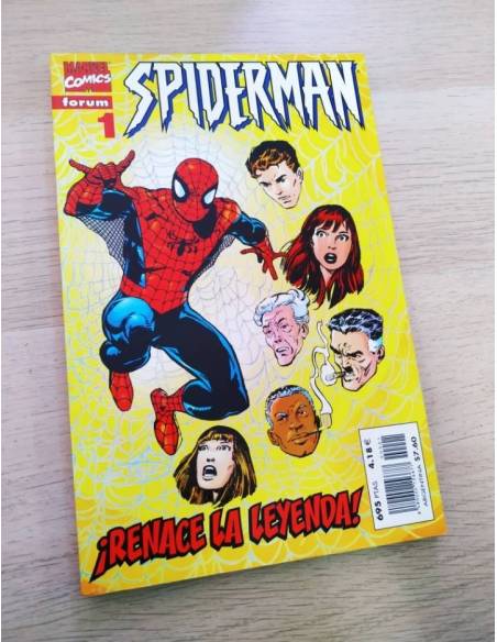 EXCELENTE ESTADO SPIDERMAN 1 RENACE LA LEYENDA SERIE ROJA FORUM