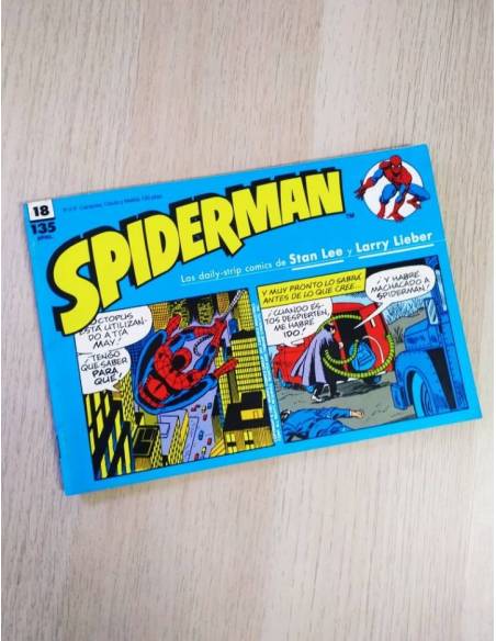 MUY BUEN ESTADO SPIDERMAN 18 TIRAS DE PRENSA FORUM JOHN ROMITA Y STAN LEE