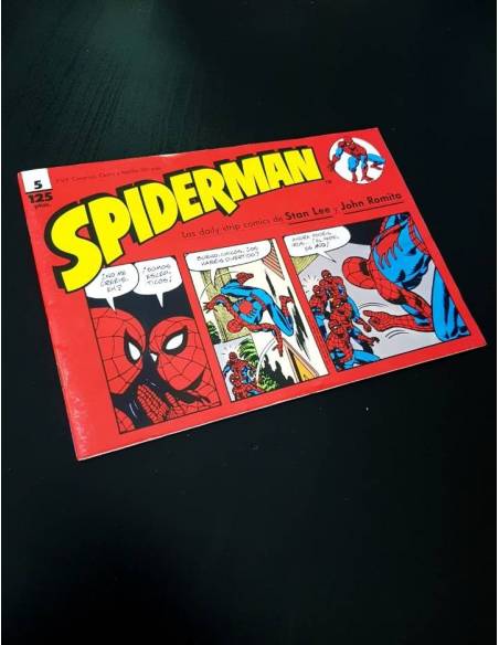 CASI EXCELENTE ESTADO SPIDERMAN 5 TIRAS DE PRENSA FORUM