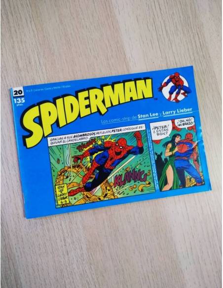 CASI EXCELENTE ESTADO SPIDERMAN 20 TIRAS DE PRENSA FORUM JOHN ROMITA Y STAN LEE