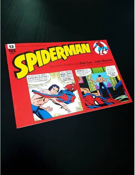 EXCELENTE ESTADO SPIDERMAN 13 TIRAS DE PRENSA FORUM