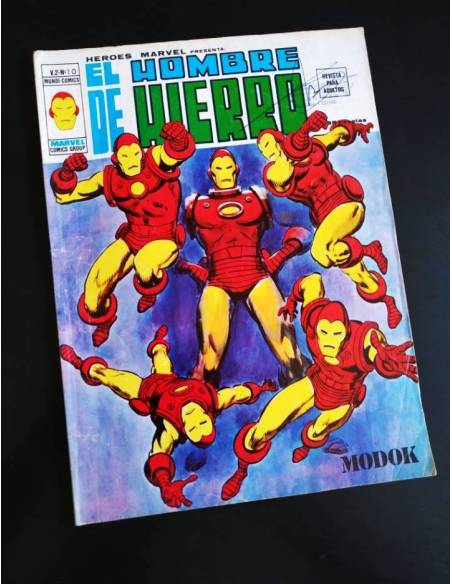 MUY BUEN ESTADO HEROES MARVEL 10 VOL II SELLO Y FIRMA DE VERTICE EN PORTADA