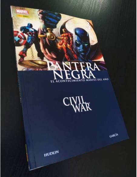 DE KIOSCO PANTERA NEGRA 3 CIVIL WAR PANINI COMICS TOMO
