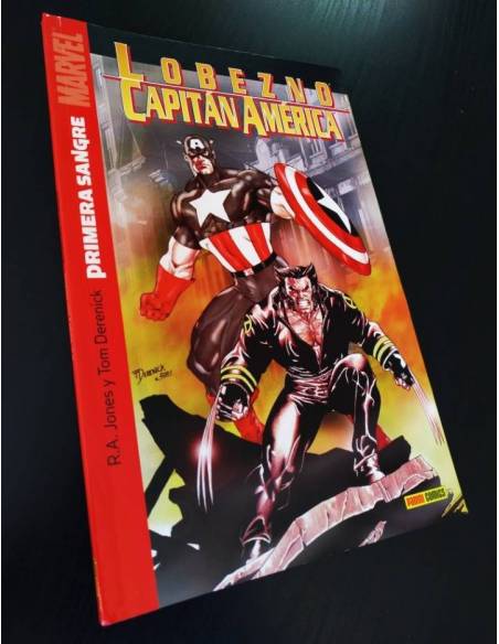 EXCELENTE ESTADO LOBEZNO CAPITAN AMERICA PRIMERA SANGRE PANINI COMICS