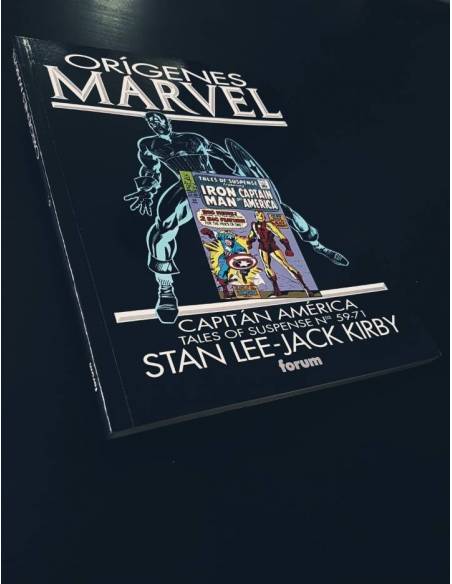 EXCELENTE ESTADO ORIGENES MARVEL VOL 9 CAPITAN AMERICA TOMO FORUM