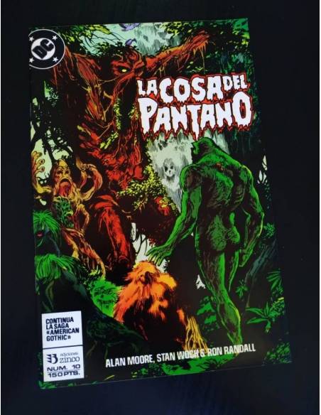 DE KIOSCO LA COSA DEL PANTANO 10 AMERICAN GOTHIC ZINCO ALAN MOORE
