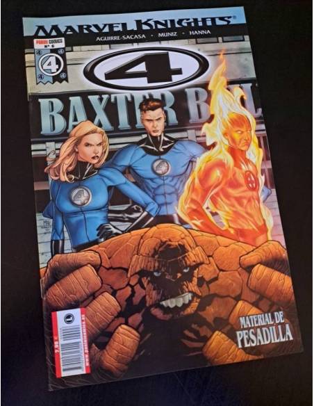 DE KIOSCO MARVEL KNIGHTS LOS 4 FANTASTICOS 6 PANINI COMICS