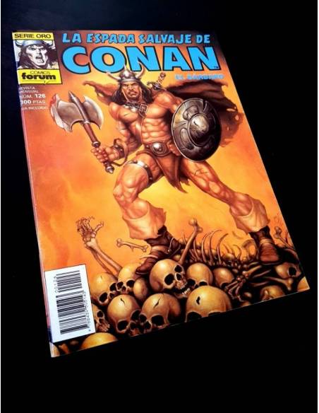 CASI EXCELENTE ESTADO LA ESPADA SALVAJE DE CONAN 126 SERIE ORO FORUM