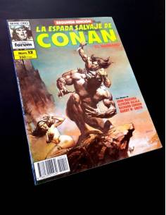 EXCELENTE ESTADO LA ESPADA SALVAJE DE CONAN 12 SERIE ORO...