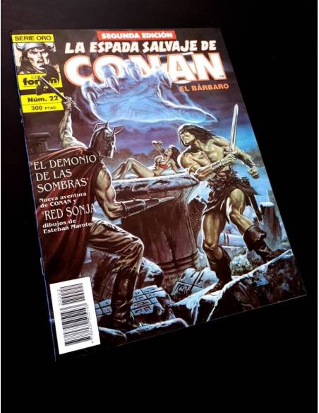 EXCELENTE ESTADO LA ESPADA SALVAJE DE CONAN 22 SERIE ORO SEGUNDA EDICION FORUM