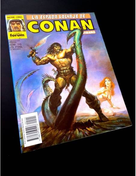 EXCELENTE ESTADO LA ESPADA SALVAJE DE CONAN 115 SERIE ORO FORUM