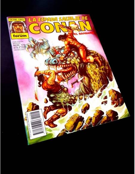 EXCELENTE ESTADO LA ESPADA SALVAJE DE CONAN 124 SERIE ORO FORUM