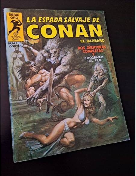 MUY BUEN ESTADO LA ESPADA SALVAJE DE CONAN 2 SERIE ORO FORUM
