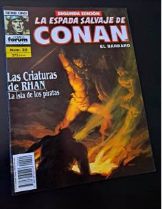 EXCELENTE ESTADO LA ESPADA SALVAJE DE CONAN 20 SERIE ORO...
