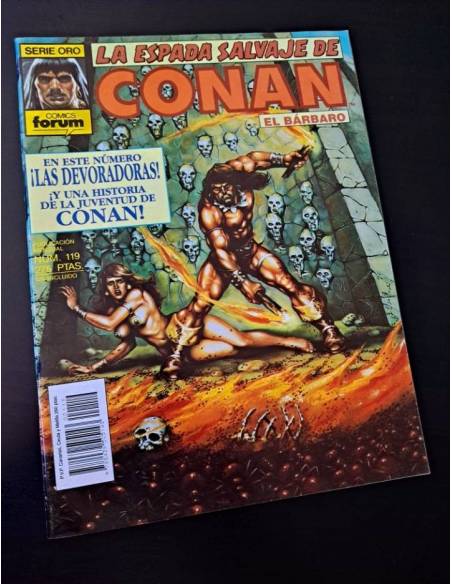 EXCELENTE ESTADO LA ESPADA SALVAJE DE CONAN 119 SERIE ORO FORUM