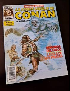 CASI EXCELENTE ESTADO LA ESPADA SALVAJE DE CONAN 17 SERIE...
