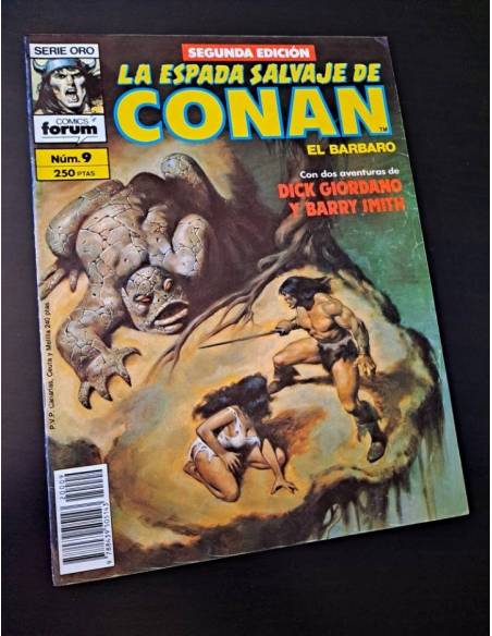 MUY BUEN ESTADO LA ESPADA SALVAJE DE CONAN 9 SEGUNDA EDICION SERIE ORO FORUM