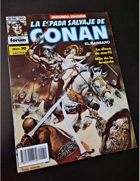 MUY BUEN ESTADO LA ESPADA SALVAJE DE CONAN 10 SEGUNDA EDICION SERIE ORO FORUM