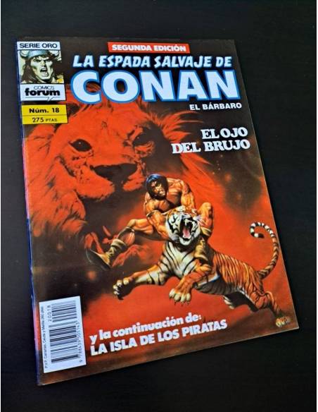 MUY BUEN ESTADO LA ESPADA SALVAJE DE CONAN 18 SEGUNDA EDICION SERIE ORO FORUM