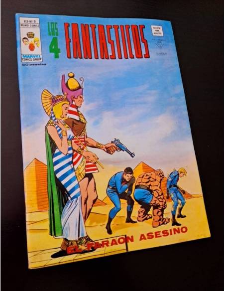 CASI EXCELENTE ESTADO LOS 4 FANTASTICOS 9 VOL III VERTICE