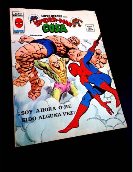 EXCELENTE ESTADO SUPER HEROES 61 VOL II VERTICE PORTADA REPARADA