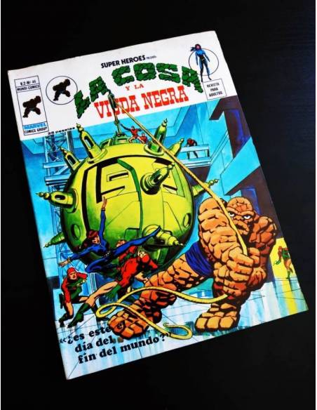 SUPER HÉROES 46 VOL II MUY NUEVO PERO TIENE SIGNOS DE RATON EN PORTADA VERTICE