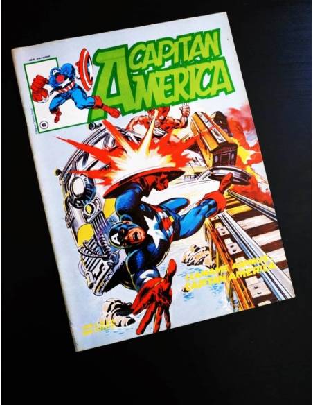 CASI EXCELENTE ESTADO CAPITÁN AMÉRICA 6 LINEA SURCO VERTICE