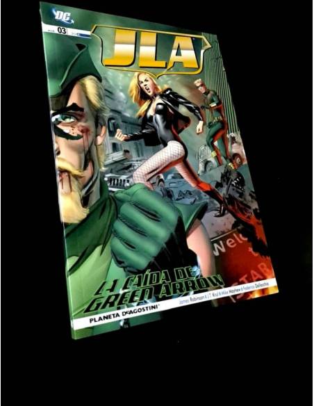 EXCELENTE ESTADO JLA 3 LIGA DE LA JUSTICIA LA CAIDA DE GREEN ARROW PLANETA
