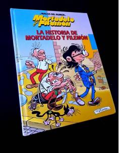 CASI EXCELENTE ESTADO MORTADELO Y FILEMON LA HISTORIA...
