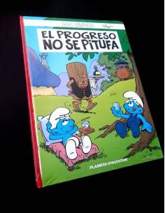 PRECINTADO LOS PITUFOS 22 EL PROGRESO NO SE PITUFA PLANETA