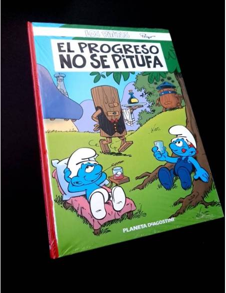 PRECINTADO LOS PITUFOS 22 EL PROGRESO NO SE PITUFA PLANETA