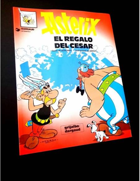 DE KIOSCO ASTERIX 21 EL REGALO DEL CESAR GRIJARBO DARGAUD TOMO