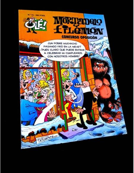 CASI EXCELENTE ESTADO 2° SEGUNDA EDICION MORTADELO Y FILEMON 73 EDICIONES B OLE