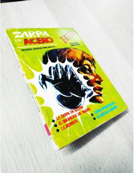 MUY BUEN ESTADO ZARPA DE ACERO 3 TACO VERTICE