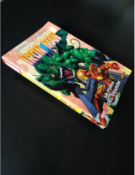 EXCELENTE ESTADO EL INVENCIBLE IRON MAN LA FURIA DEL DRAGON COLECCION EXTRA SUPERHEROES PANINI