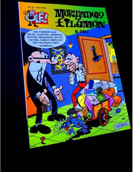 EXCELENTE ESTADO 3° TERCERA EDICION MORTADELO Y FILEMON 72 EDICIONES B OLE