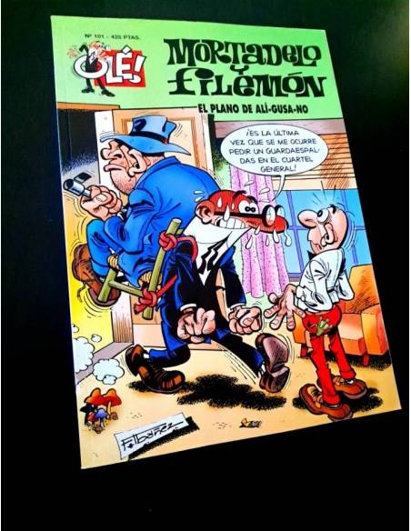 EXCELENTE ESTADO 2° SEGUNDA EDICION MORTADELO Y FILEMON 101 EDICIONES B OLE