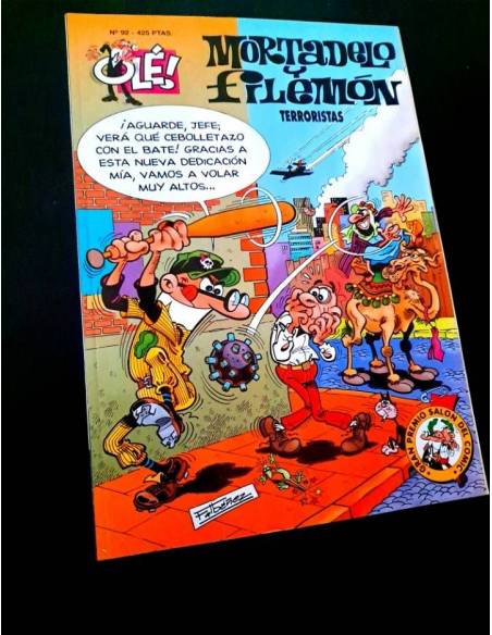 EXCELENTE ESTADO 2° SEGUNDA EDICION MORTADELO Y FILEMON 92 EDICIONES B OLE