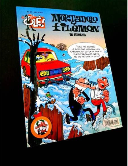 EXCELENTE ESTADO 2° SEGUNDA EDICION MORTADELO Y FILEMON 91 EDICIONES B OLE
