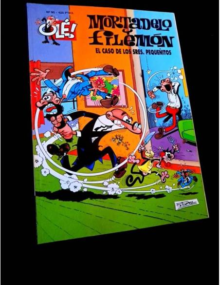 EXCELENTE ESTADO 2° SEGUNDA EDICION MORTADELO Y FILEMON 90 EDICIONES B OLE