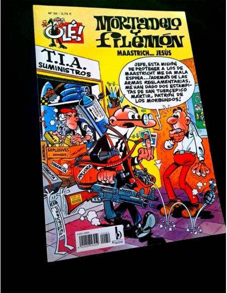 EXCELENTE ESTADO 4° CUARTA EDICION MORTADELO Y FILEMON 50 EDICIONES B OLE