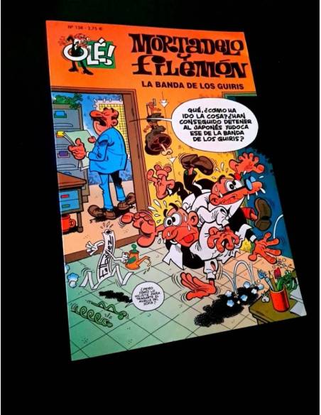 EXCELENTE ESTADO 3° TERCERA EDICION MORTADELO Y FILEMON 138 EDICIONES B OLE
