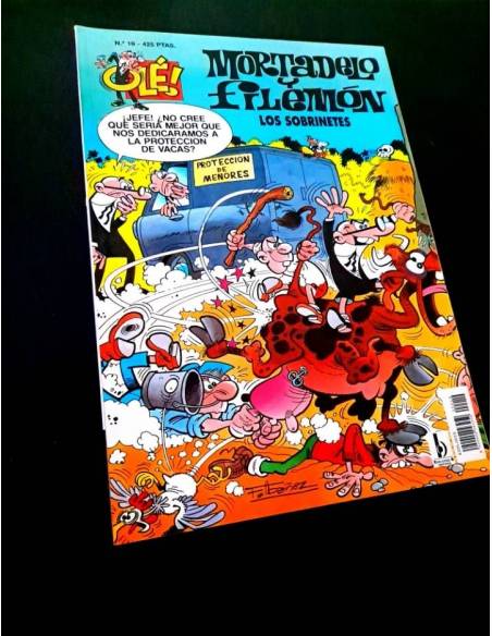 CASI EXCELENTE ESTADO 3° TERCERA EDICION MORTADELO Y FILEMON 19 EDICIONES B OLE