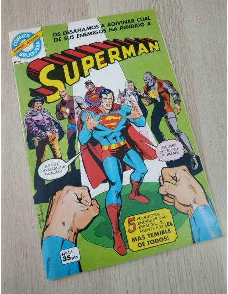 EXCELENTE ESTADO SUPERMAN 17 SUPER ACCION 61 COMICS BRUGUERA