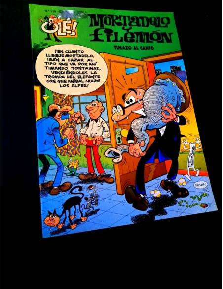 MUY BUEN ESTADO 2° SEGUNDA EDICION MORTADELO Y FILEMON 119 EDICIONES B OLE COMIC